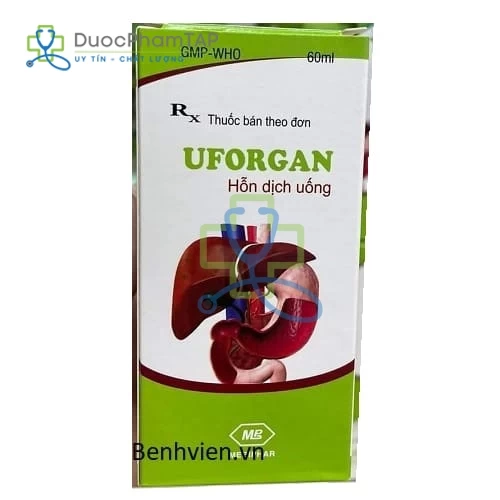Uforgan - Ursodeoxycholic acid 250mg Mebiphar