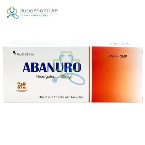 Abanuro - Nicergolin 30mg Phương Đông Pharma