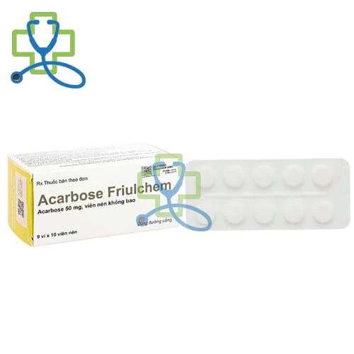 Acarbose Friulchem - Acarbose 50mg