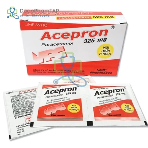 Acepron - Paracetamol 325mg Dược phẩm Cửu Long