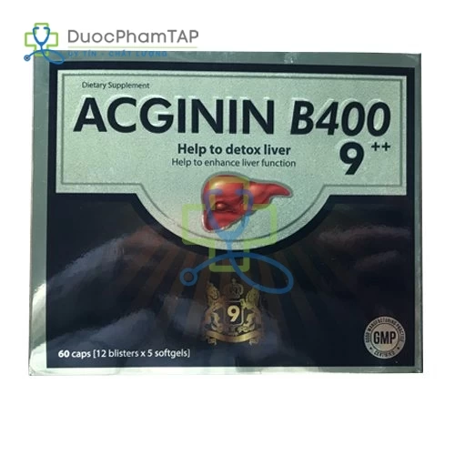 Viên uống giải độc gan ACGININ B400 9++