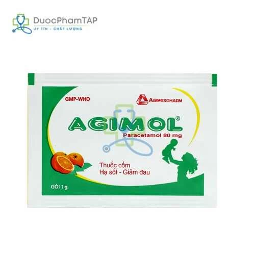 Agimol 80 - Paracetamol 80mg Agimexpharm