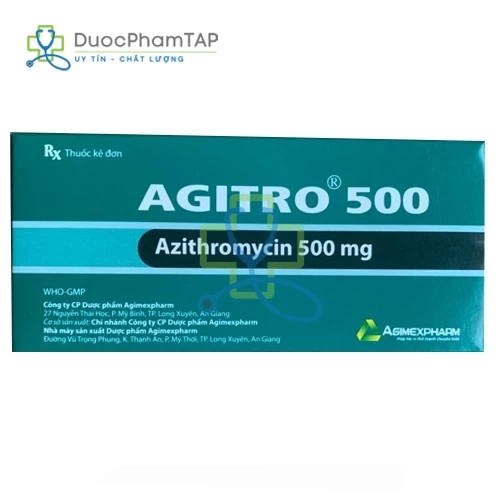 Agitro 500mg - Azithromycin Agimexpharm