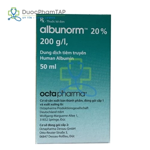 Albunorm 20% 50ml Octapharma