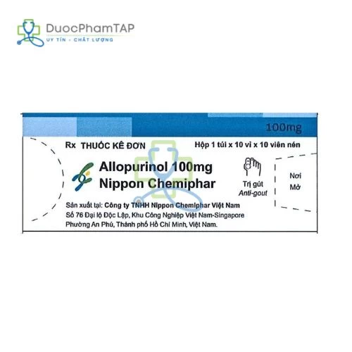 Allopurinol 100mg Nippon Chemiphar