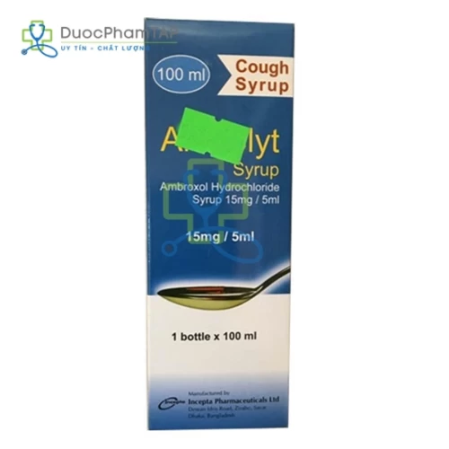 Ambolyt - Ambroxol hydroclorid 15mg Incepta