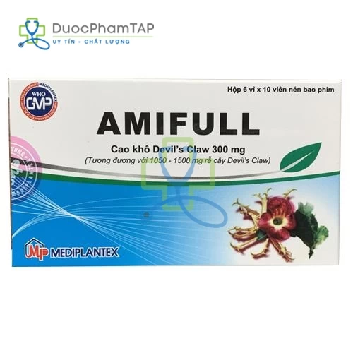 Amifull - Cao khô Devil’s Claw 300mg Mediplantex