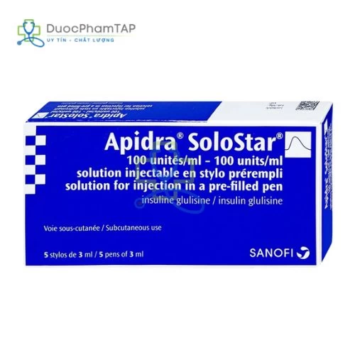 Apidra Solostar - Insulin glulisine 100IU/ml Sanofi-Aventis