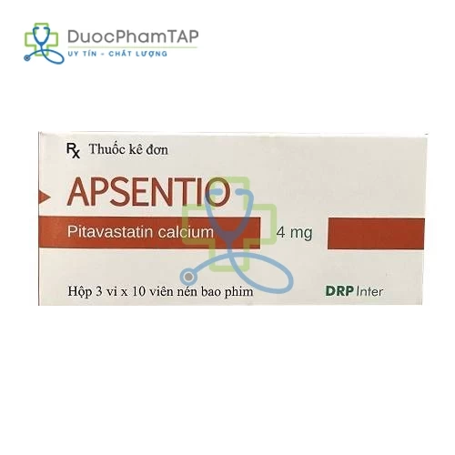 Apsentio 4mg - Pitavastatin 4mg DRP Inter