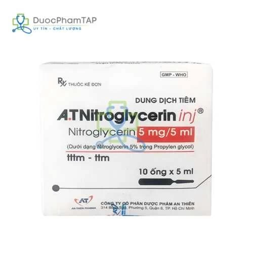 A.T Nitroglycerin inj 5mg/5ml An Thiên