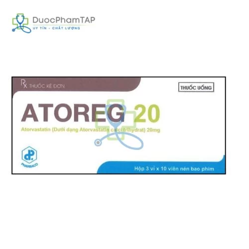 Atoreg 20 - Atorvastatin Pharbaco