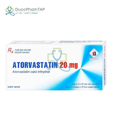 Atorvastatin 20mg Domesco