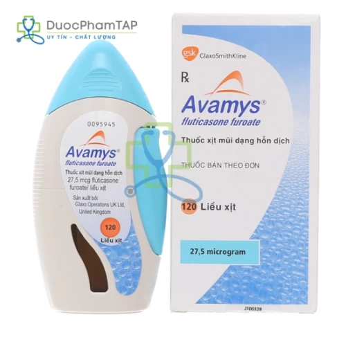 Avamys 120 dose - Fluticasone furoate 27.5mcg Glaxo