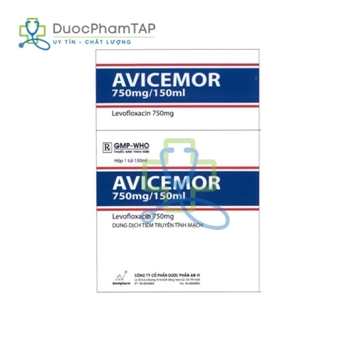 Avicemor 750mg/150ml - Levofloxacin Amvi Pharm
