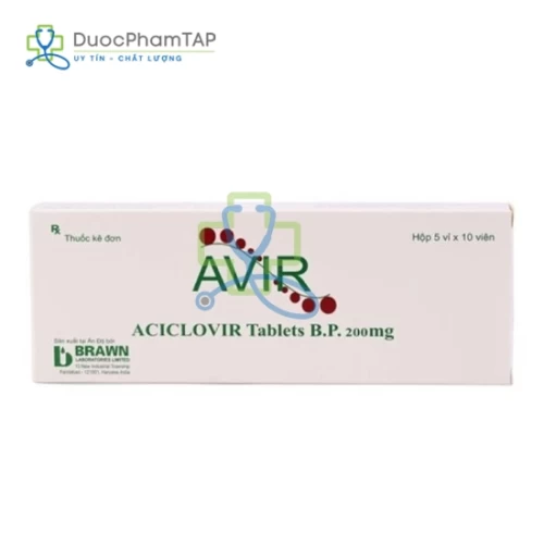 Avir 200 - Acyclovir 200mg Brawn Laboratories