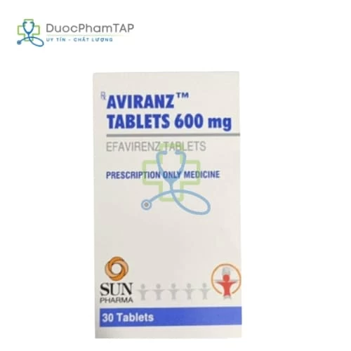 Aviranz tablets 600mg - Efavirenz Sun Pharma