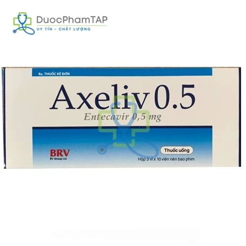 Axeliv 0,5 - Entecavir 0,5mg BRV Healthcare