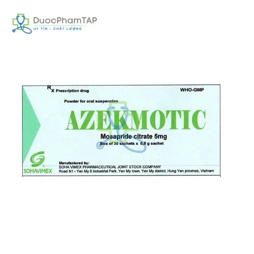 Azekmotic - Mosapride citrate 5mg Soha Vimex