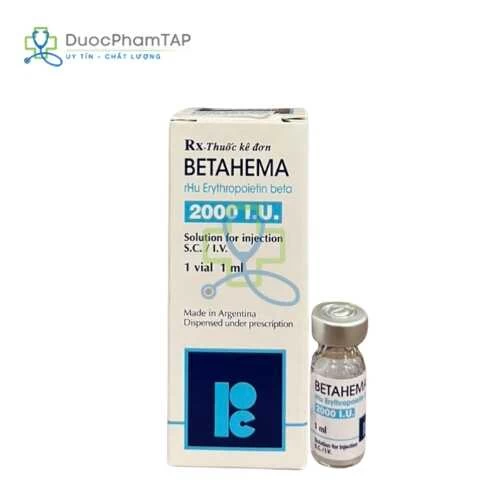 Betahema - RHu erythropoietin beta 2000 IU Pablo Cassara S.R.L