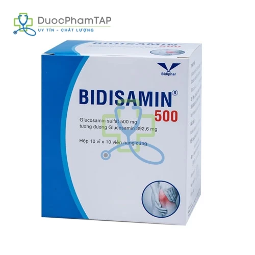 Bidisamin 500 - Glucosamin 500mg Bidiphar