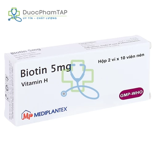 Biotin - Biotin 5mg Mediplantex