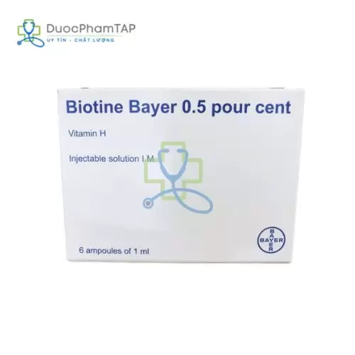 Biotine Bayer 0.5 pour cent - Cenexi SAS