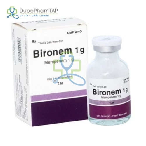Bironem 1g - Meropenem Bidiphar