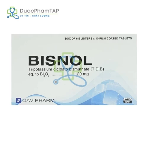 Bisnol - Bismuth 120mg DaviPharm