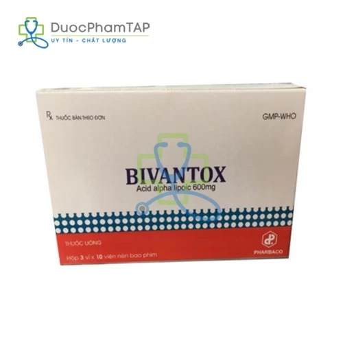 Bivantox - Acid alpha lipoic 600mg Pharbaco