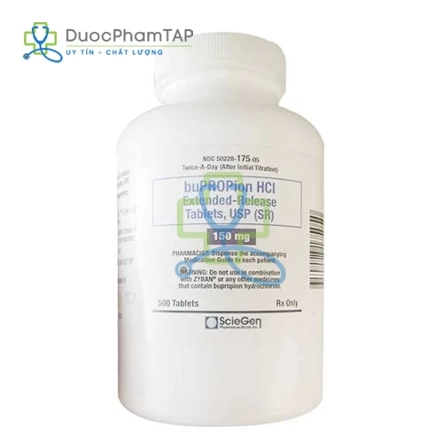 Bupropion HCL 150mg Sciegen