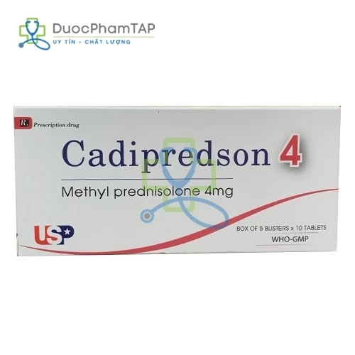 Cadipredson 4 - Methyl Prednisolon 4mg US PHARMA USA