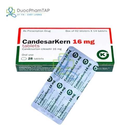Candekern 16mg Tablet - Candesartan cilexetil Kern Pharma