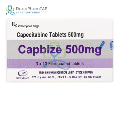 Capbize 500mg - Capecitabine 500mg Mipharmco