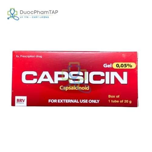 Capsicin gel 0,05% - Capsaicin BRV Healthcare