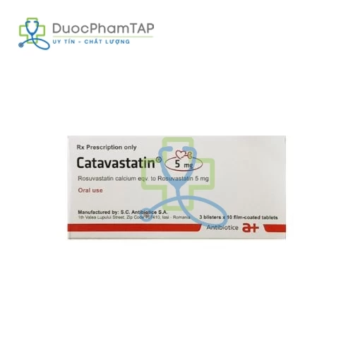 Catavastatin - Rosuvastatin 5mg Antibiotice