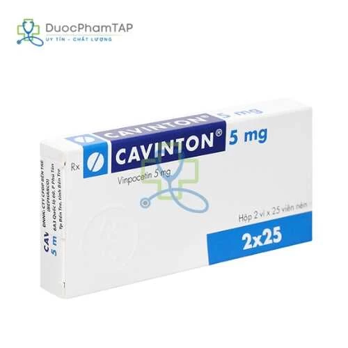 Cavinton - Vinpocetin 5mg Gedeon Richter