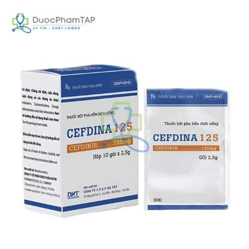 Cefdina 125 - Cefdinir 125mg Hataphar
