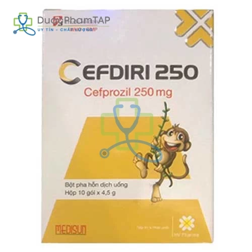 Cefdiri 250 - Cefprozil Medisun
