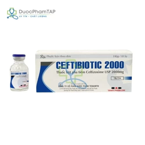 Ceftibiotic 2000 - Ceftizoxim 2g Tenamyd