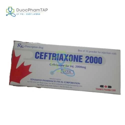 Ceftriaxone 2000 Tenamyd