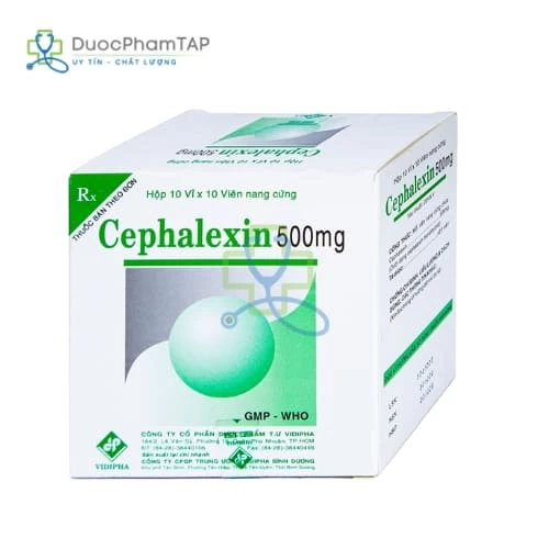 Cephalexin 500mg Vidipha