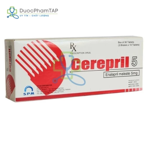Cerepril 5 - Enalapril maleat SPM