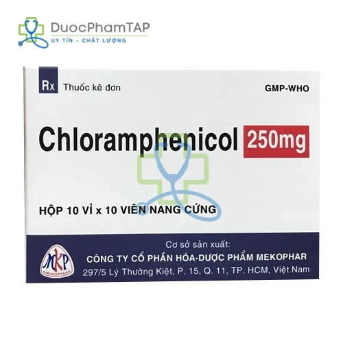 Chloramphenicol 250mg - Mekophar