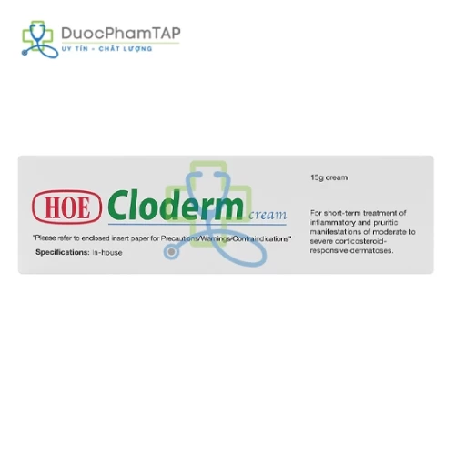 Cloderm Cream - Clobetasol 0,568% Hoe Pharma