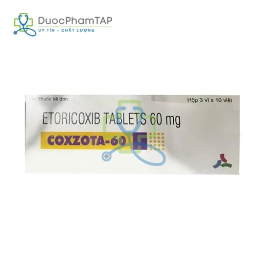 Coxzota-60 - Etoricoxib 60mg Zota Healthcare