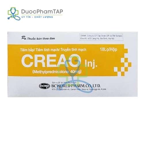 Creao Inj. - Methylprednisolon 40mg BCWorld Pharm