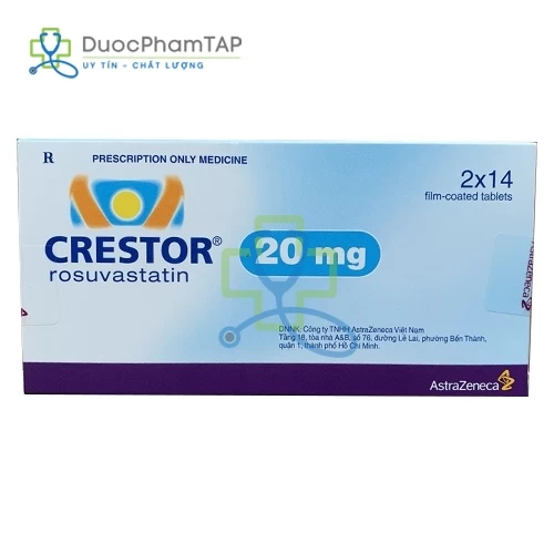 Crestor 20mg - Rosuvastatin Astrazeneca