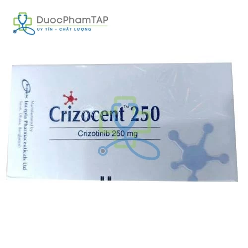 Crizocent 250mg - Crizotinib 250mg Incepta