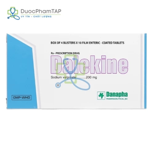 Dalekine 500 - Natri valproat 500mg Danapha