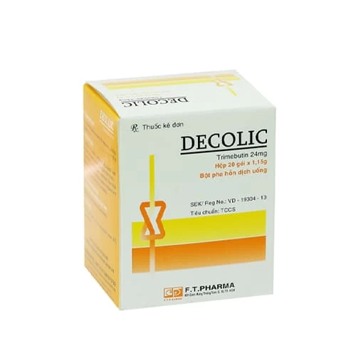Decolic (gói) - Trimebutin 24mg Dược phẩm 3/2